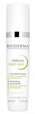 Sébium Night Peel 40ml | Sérum renovador para peles oleosas