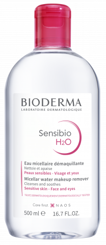 BIODERMA foto produto, Sensibio H2O 500ml, Água micelar para a pele normal a sensível