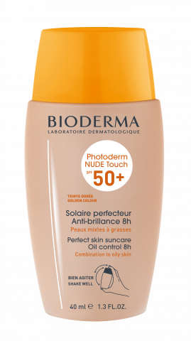 BIODERMA foto produto, Photoderm NUDE Touch FPS 50+ 40ml, protetor solar para pele com tendência acneica