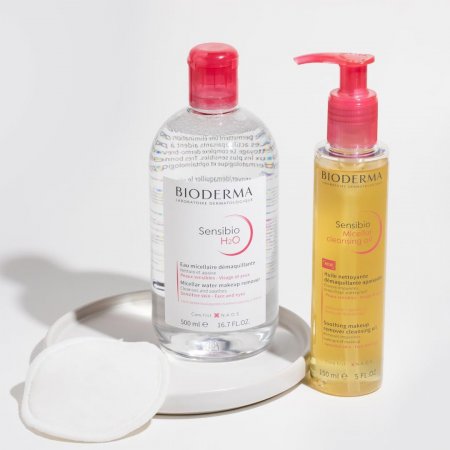 Sensibio H2O e Sensibio Micelar Cleansing Oil