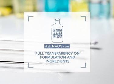 full transparency on formulation and ingredients