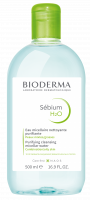 BIODERMA foto produto, Sebium H2O 500ml, água micelar para pele com tendência acneica